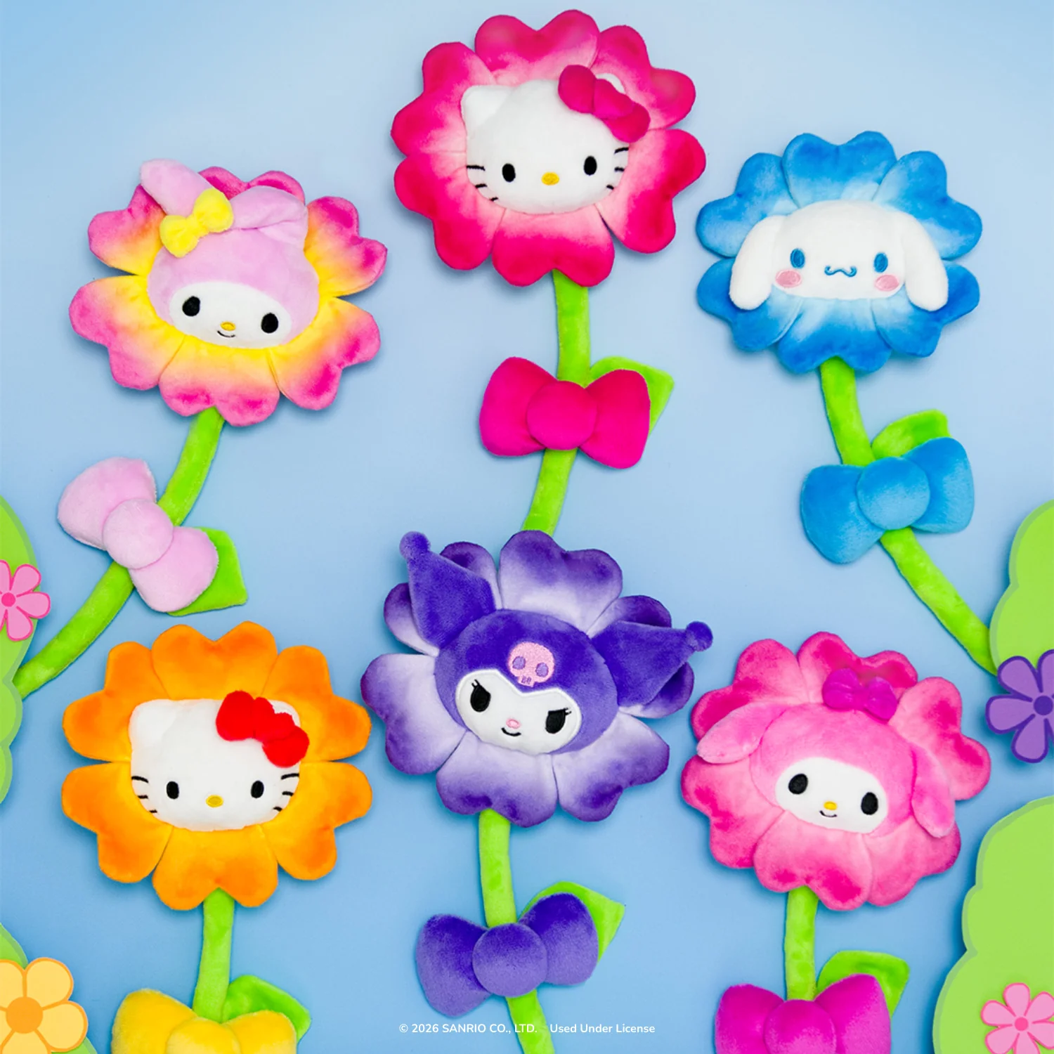 Hello Kitty and Friends 14-Inch Plush Flower 2-Pack - Hello Kitty & My Melody - Image 9