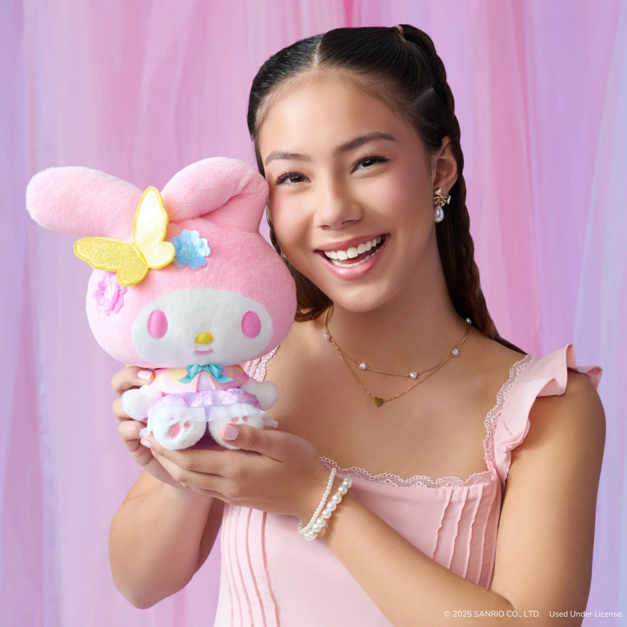 Hello Kitty and Friends Ultra-Premier 8-Inch My Melody 50th Anniversary Plush - Limited Edition - Image 3